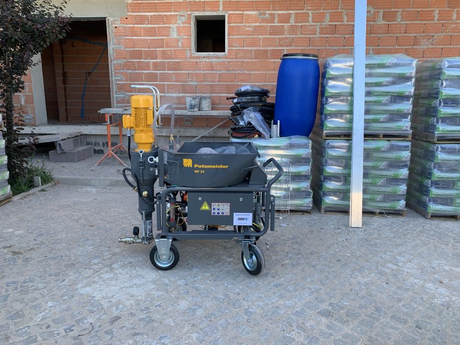 Alugamos maquina de reboco e estuque