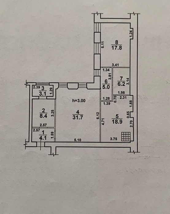 3-х комнатная квартира. Маразлиевская. Парк Шевченко. Новый ремонт.
