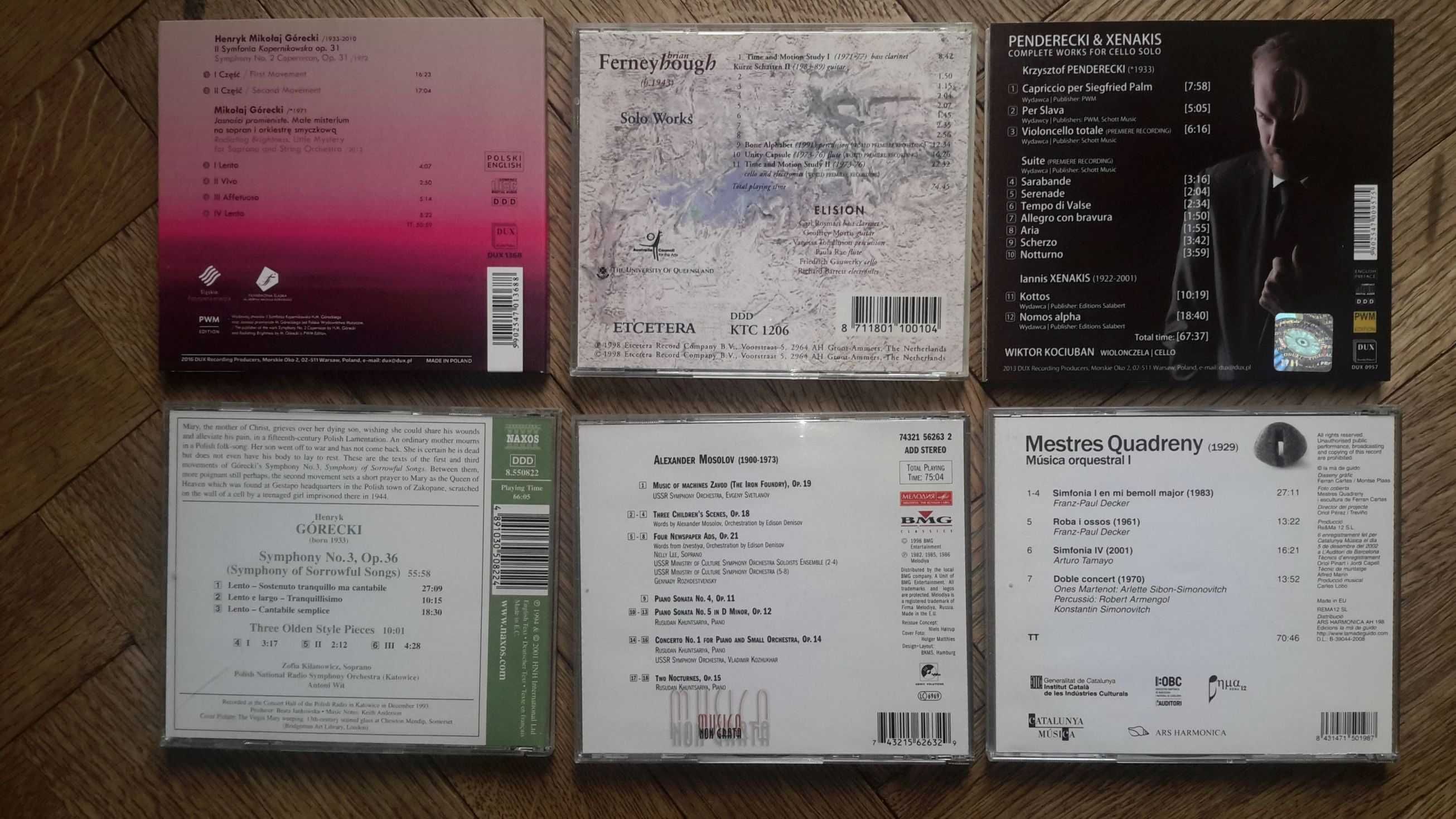 Muzyka współczesna na CD - ostatni zestaw