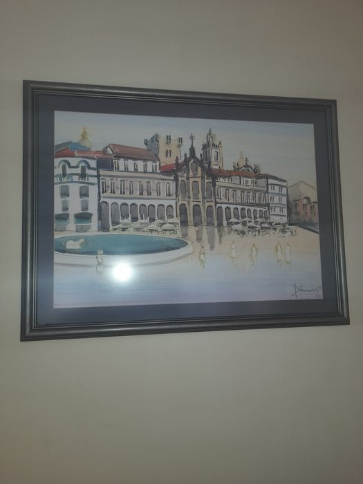 Quadro da Avenida Central de Braga.