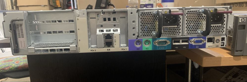 Серверна: HP DL380/64Gb/545Gb/1.7Tb/x2 /APC UPS 1500/комутатор/монитор