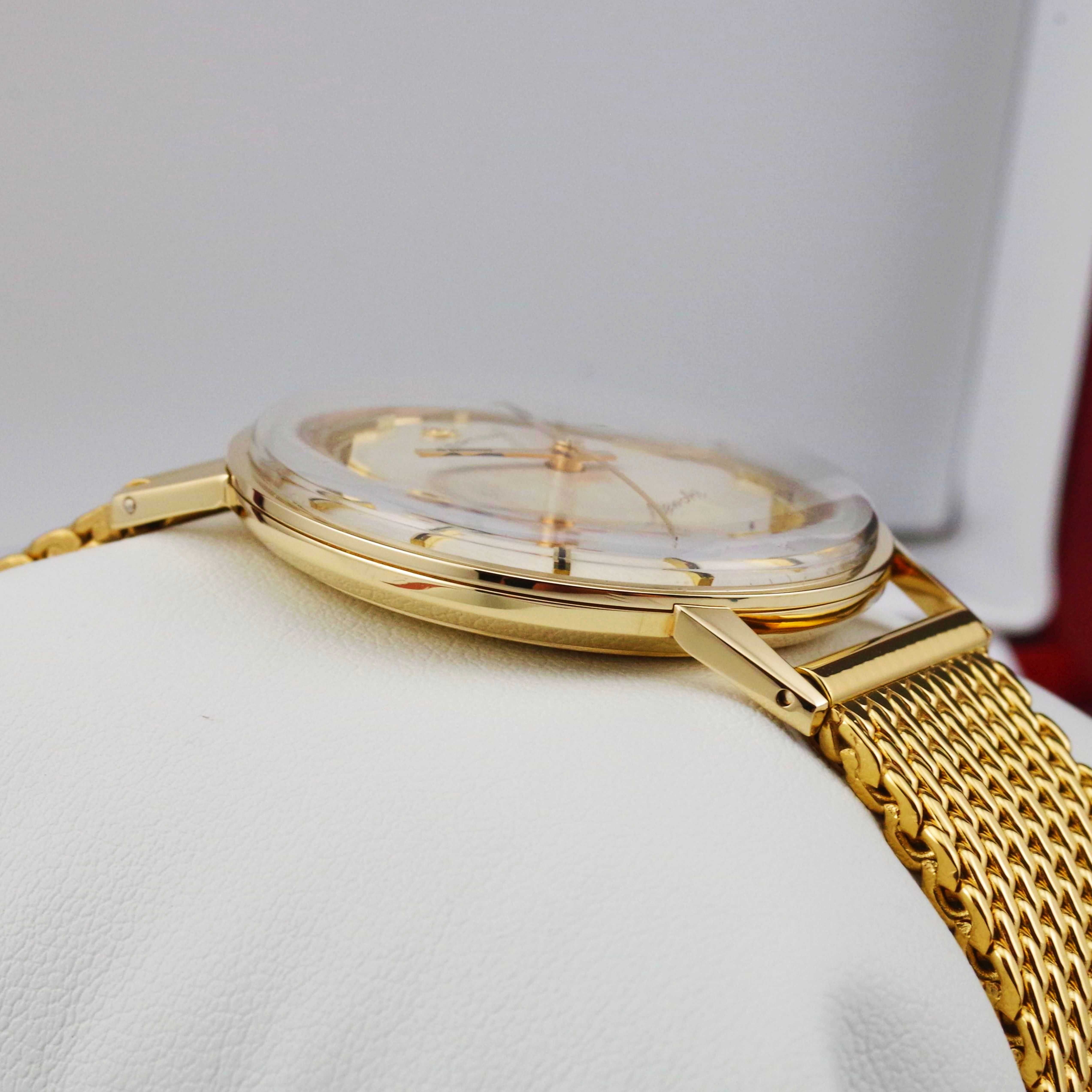 CERTINA NEW ART zegarek męski VINTAGE 1965 lite ZŁOTO 14K / 585 + BOX