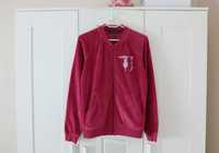 Bluza na zamek TRUSSARDI JEANS XXS/XS różowa logo premium ralph 34