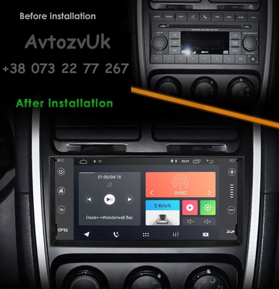 Магнитола PT CRUISER Chrysler Jeep Chevrolet EQUINOX Dodge Android 14