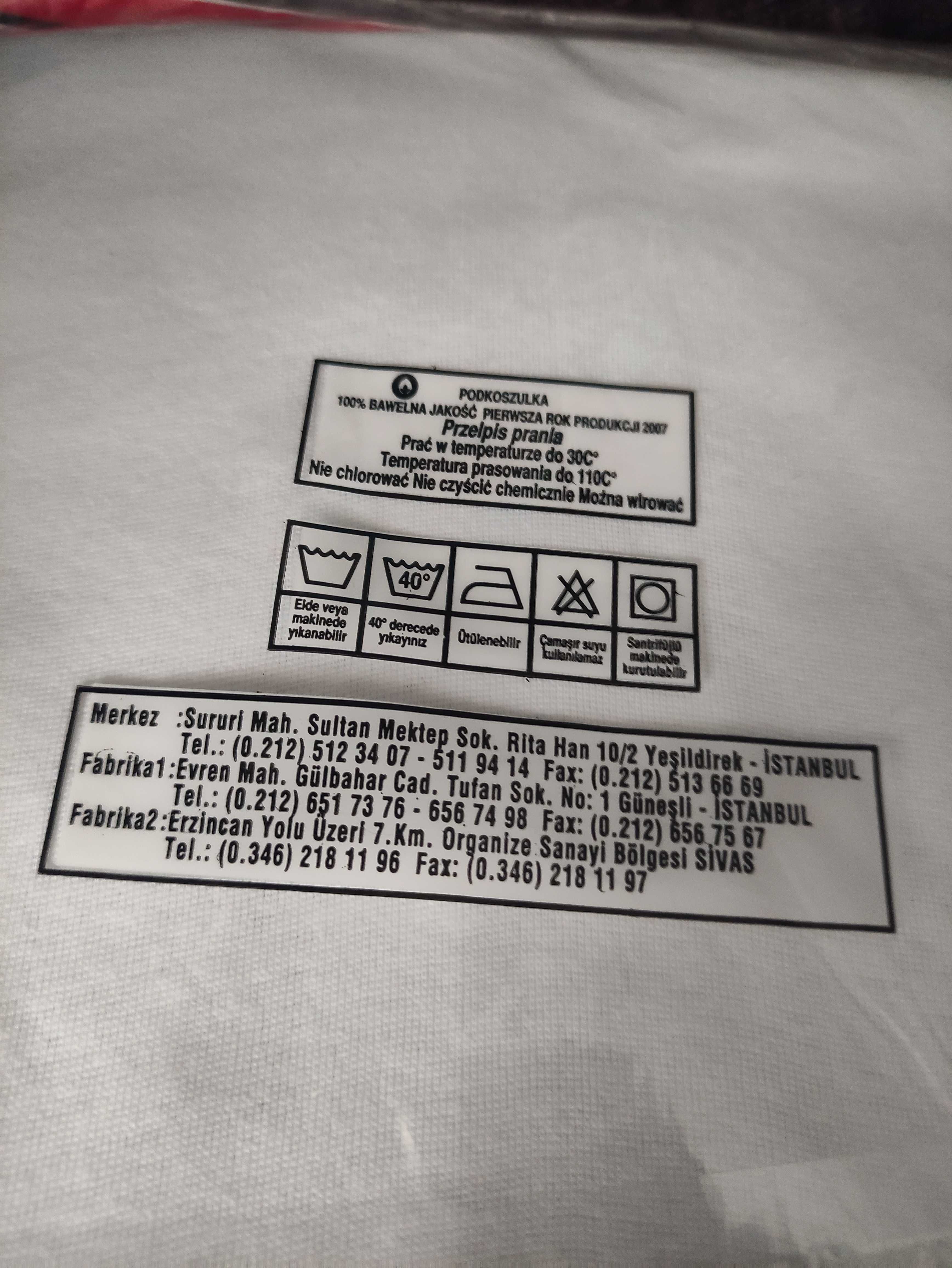 Nowa biała podkoszulka damska na cienkie ramiączka r.XXXL bawełna