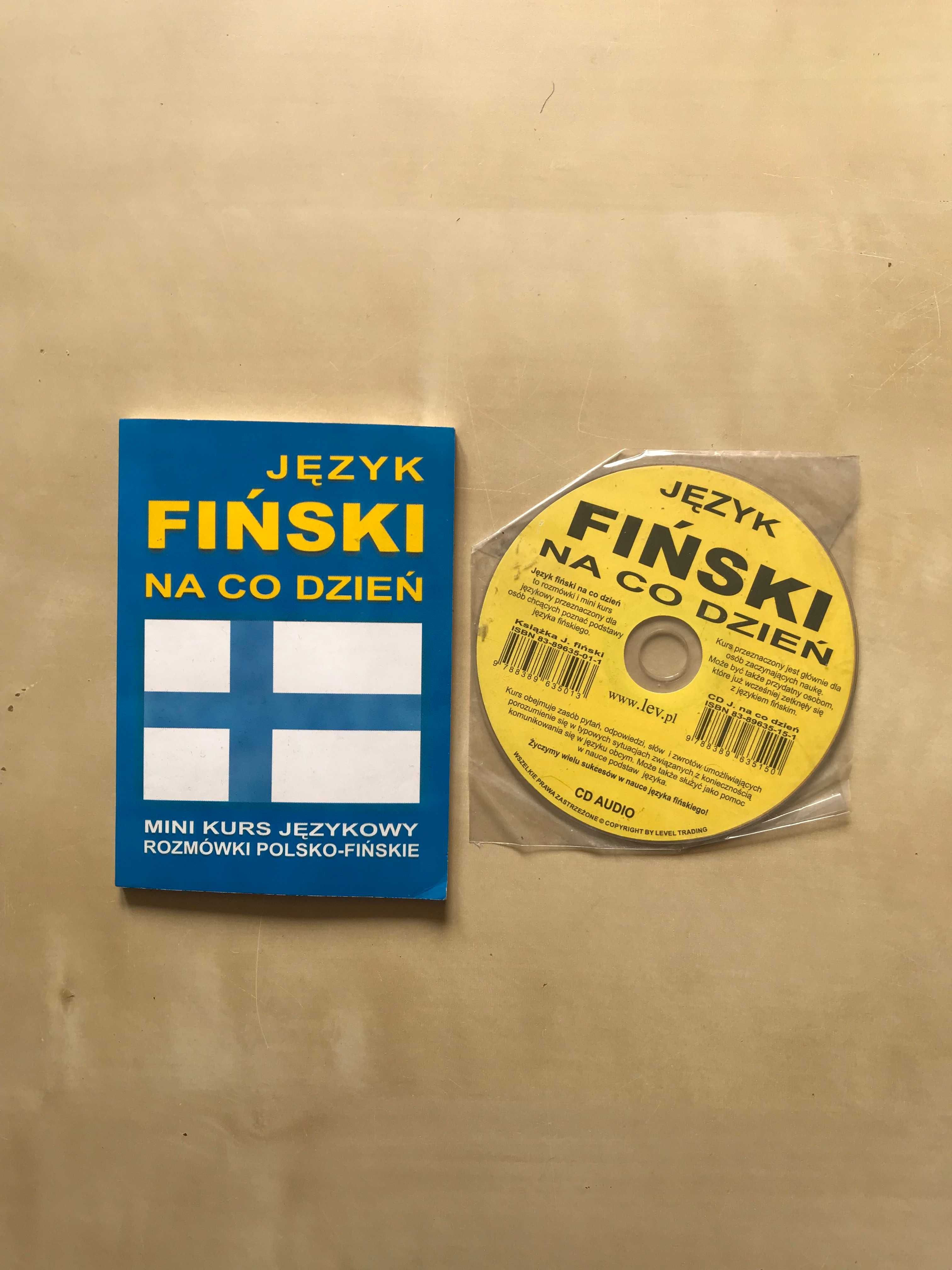 Język Fiński na co dzień i kurs językowy Rozmówki polsko-fińskie + CD