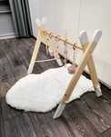 Stojak edukacyjny baby gym idealny prezent na chrzciny- 5 zawieszek