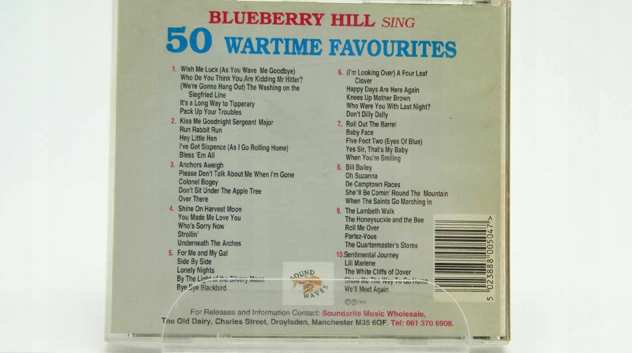 Cd - Various - Bluberry Hill 50 Singalong Wartime