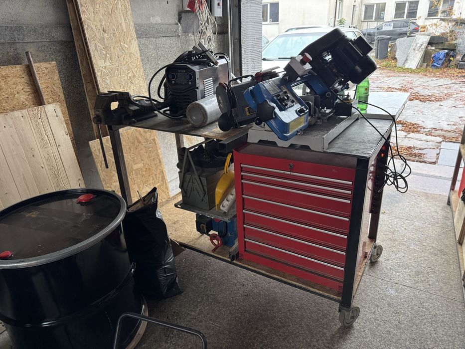 Stół warsztatowy modułowy, blacha 10mm