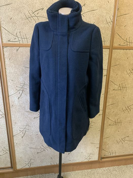 Пальто жіноче темно синє