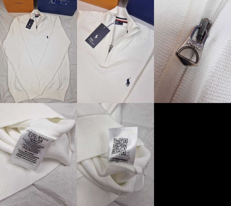 Sweterki męskie rozpinany Ralph Lauren nowość armani lacoste bawełna