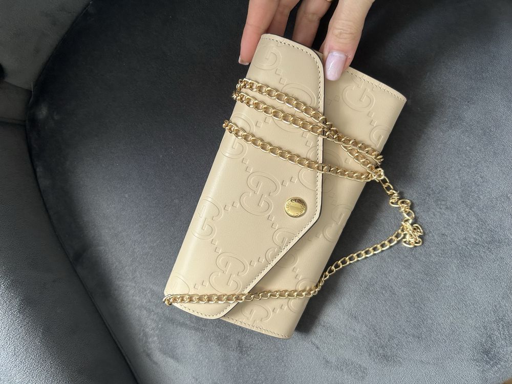 Torebka  kopertowka Gucci łańcuszek