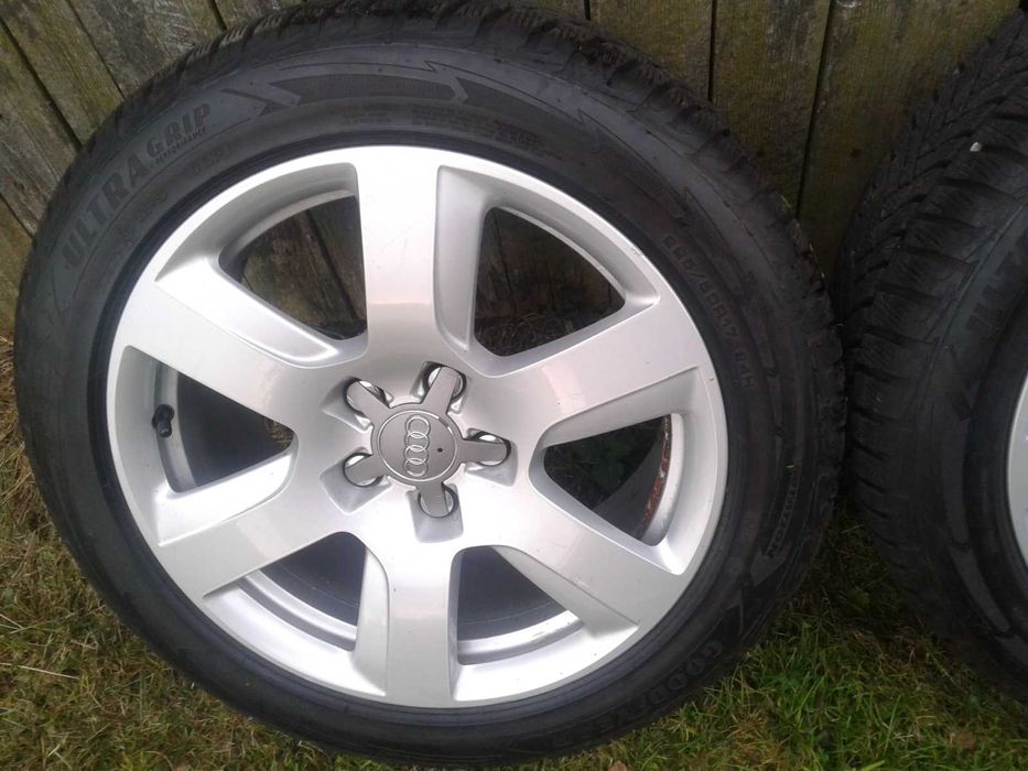 4 Koła Zimowe 17 Cali 225 50 AUDI A4 B8 8K A5 8T Good Year M+S 8mm