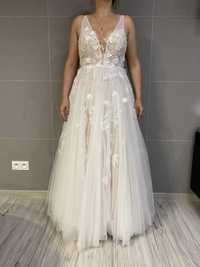Piękna suknia ślubna Maverie Charlotte rozm. 40 model 2023