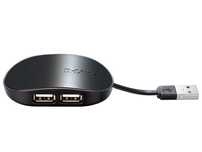 Компактный концентратор с 4 портами USB 2.0 DUB-1040