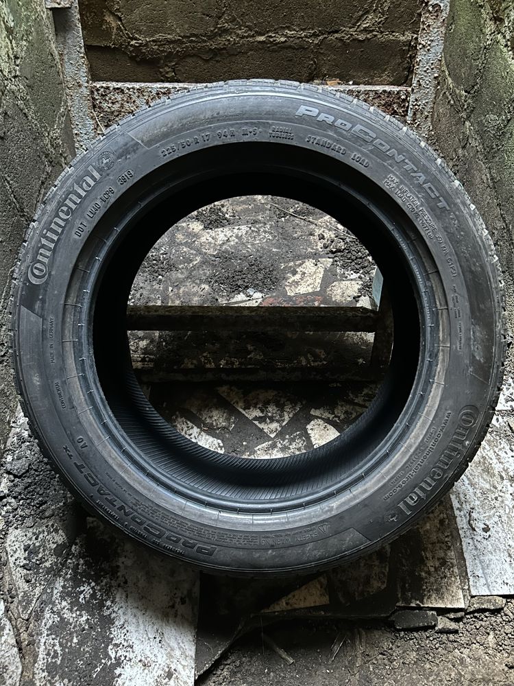 шина 225/50/17 Continental, Pirelli