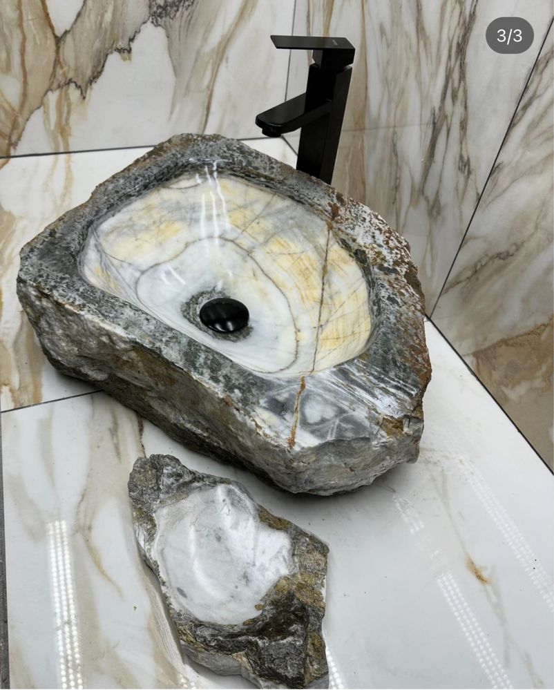 Раковина з природного каменю Мармур