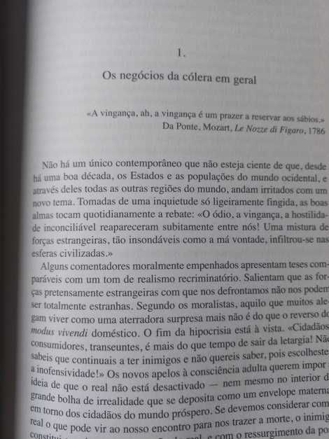 Cólera e Tempo - Peter Sloterdijk (Ensaio Político-Psicológico)