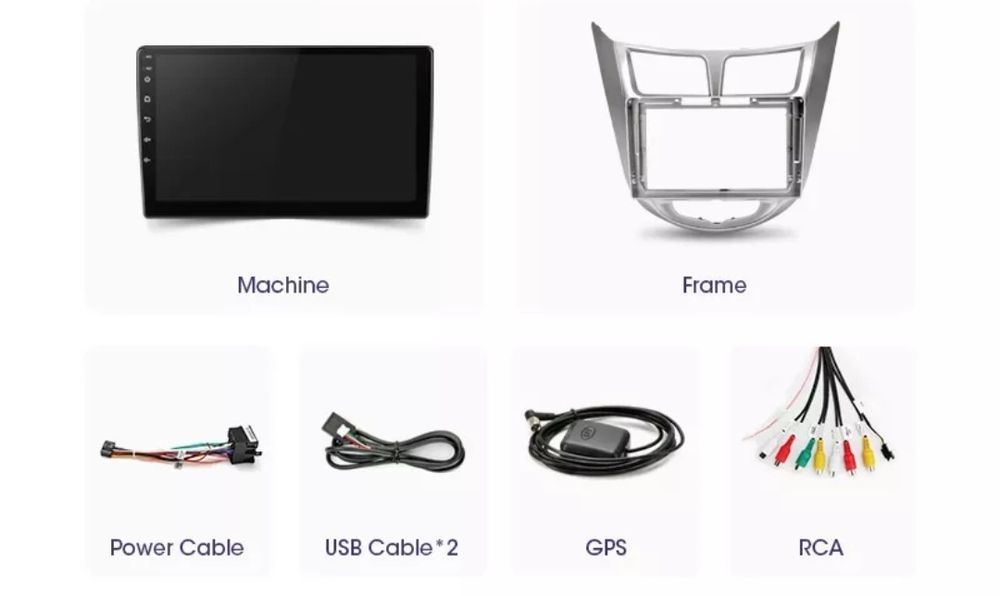 Магнитола solaris accent hyundai магнітофон android акцент автомагнито