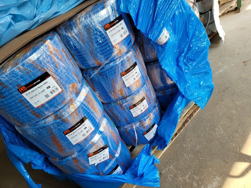 Przewody w peszlu 3x2.5 3x1.5 5x1.5 750N 750V kable w peszlu 100m
