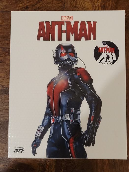 Ant-Man steelbook Novamedia blu ray 3D+2D inclui PET slip novo