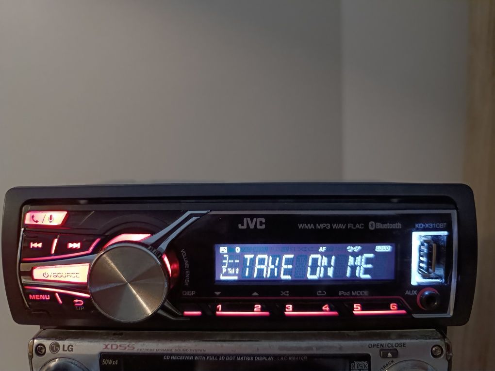 Radio Jvc kd-x310bt Bluetooth usb aux