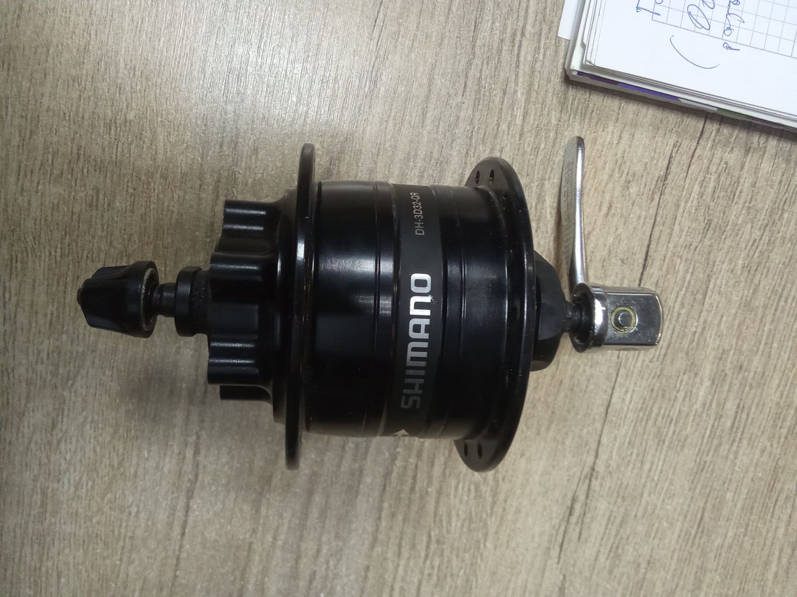 Втулка Shimano SLX 32H centerlock Динамо втулка