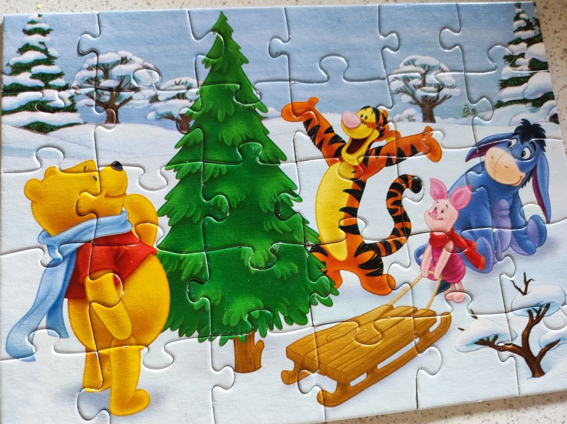 Puzzle Kubuś Puchatek 30 elementów