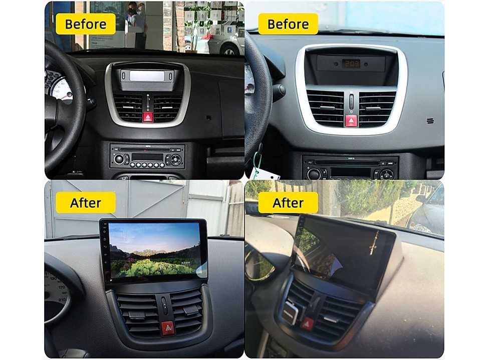 Radio samochodowe Android Peugeot 207 (9") 2006.-2015