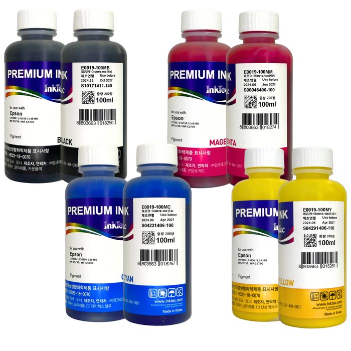 InkTec E0019 пігментні чорнила для Epson L15150 L11160 WF-C5710