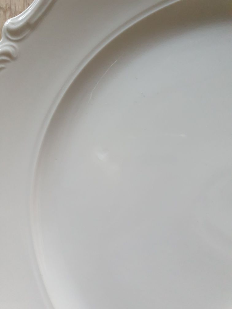 Porcelanowa patera półmisek talerz z okresu PRL Wałbrzych ø 32 cm