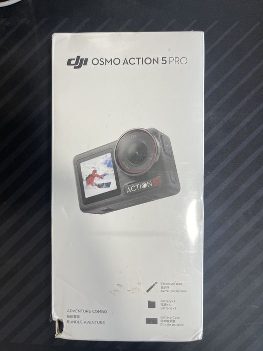 Action Cam DJI Osmo 5 Pro Adventure Combo - Nova