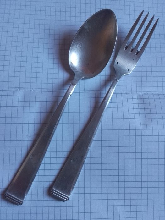 SREBRO 115g łyżka i widelec