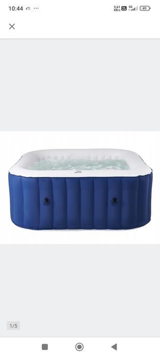 Jacuzzi Basen z hydromasażem nadmuchiwany kwadratowy MSpa Lite Orbit 1