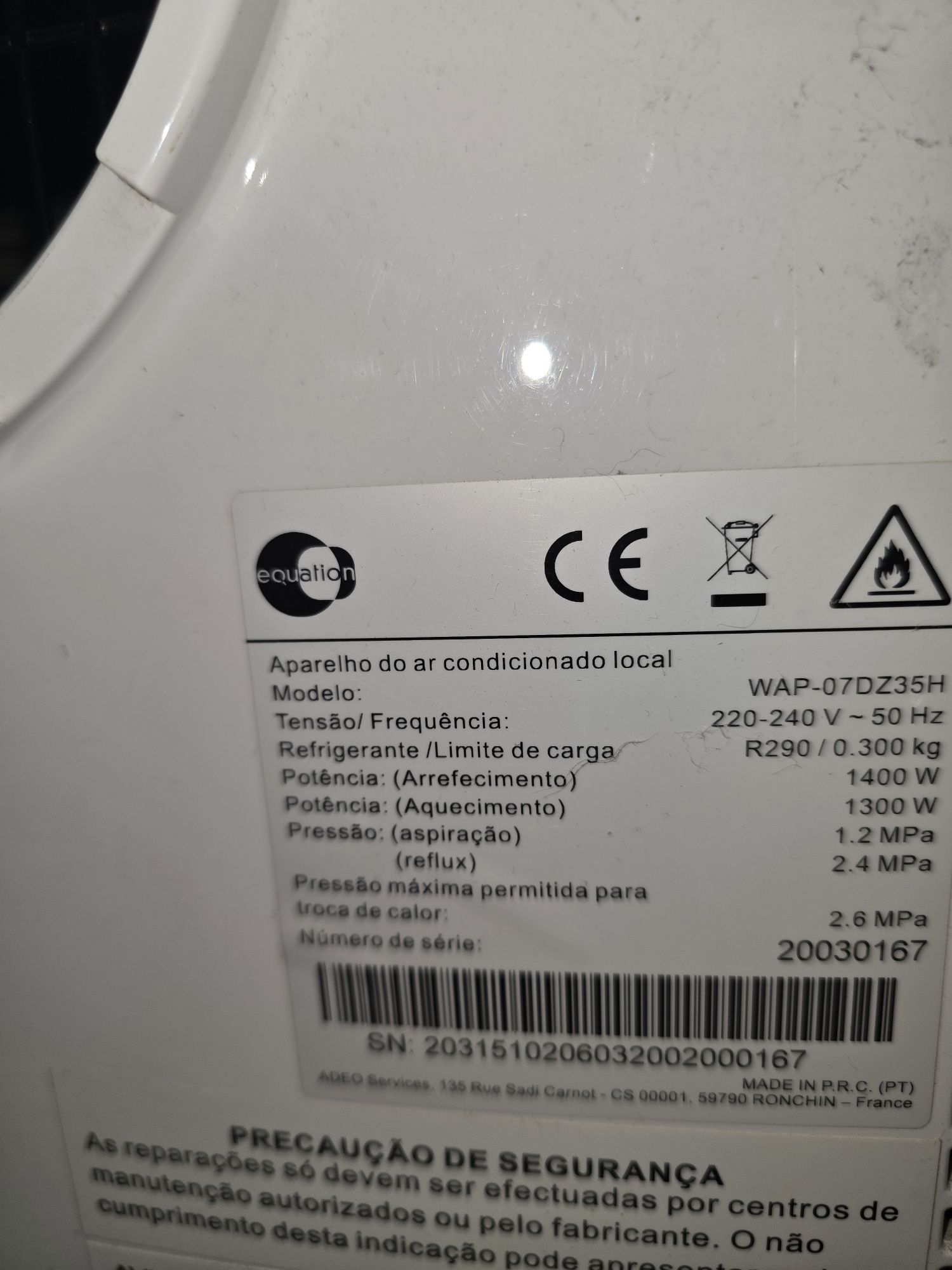 Ac Portatil 12000btu