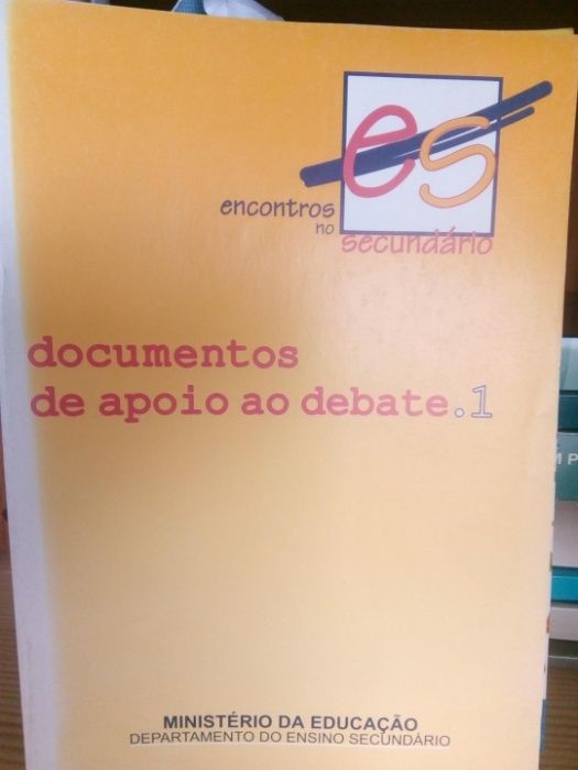 Documentos de Apoio ao Debate - Encontros no Secundário