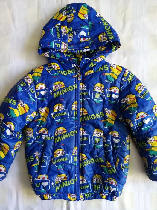 Деми куртка "Миньоны" 2-3 года