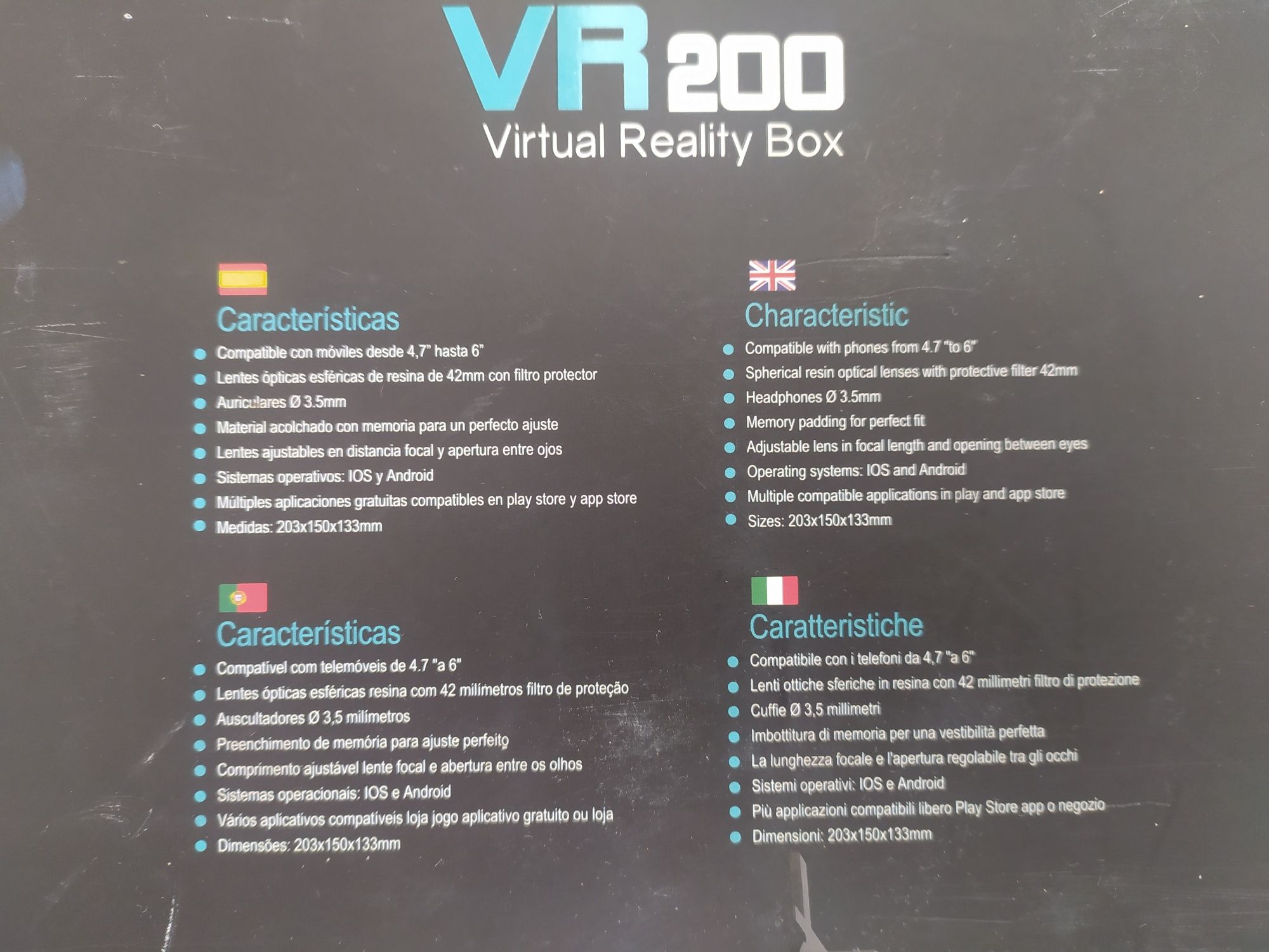 vr 200 virtual reality box