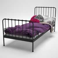 łóżko metalowe  IKEA 80X200