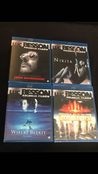 Leon Zawodowiec,Piąty element,Nikita,Wielki błękit blu ray Stanidealny
