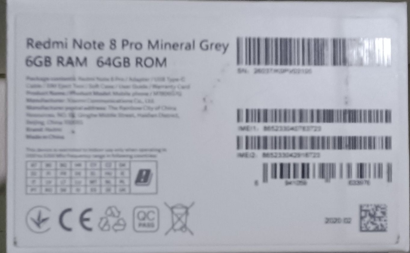 Redmi Note 8 Pro | Cor: Preto