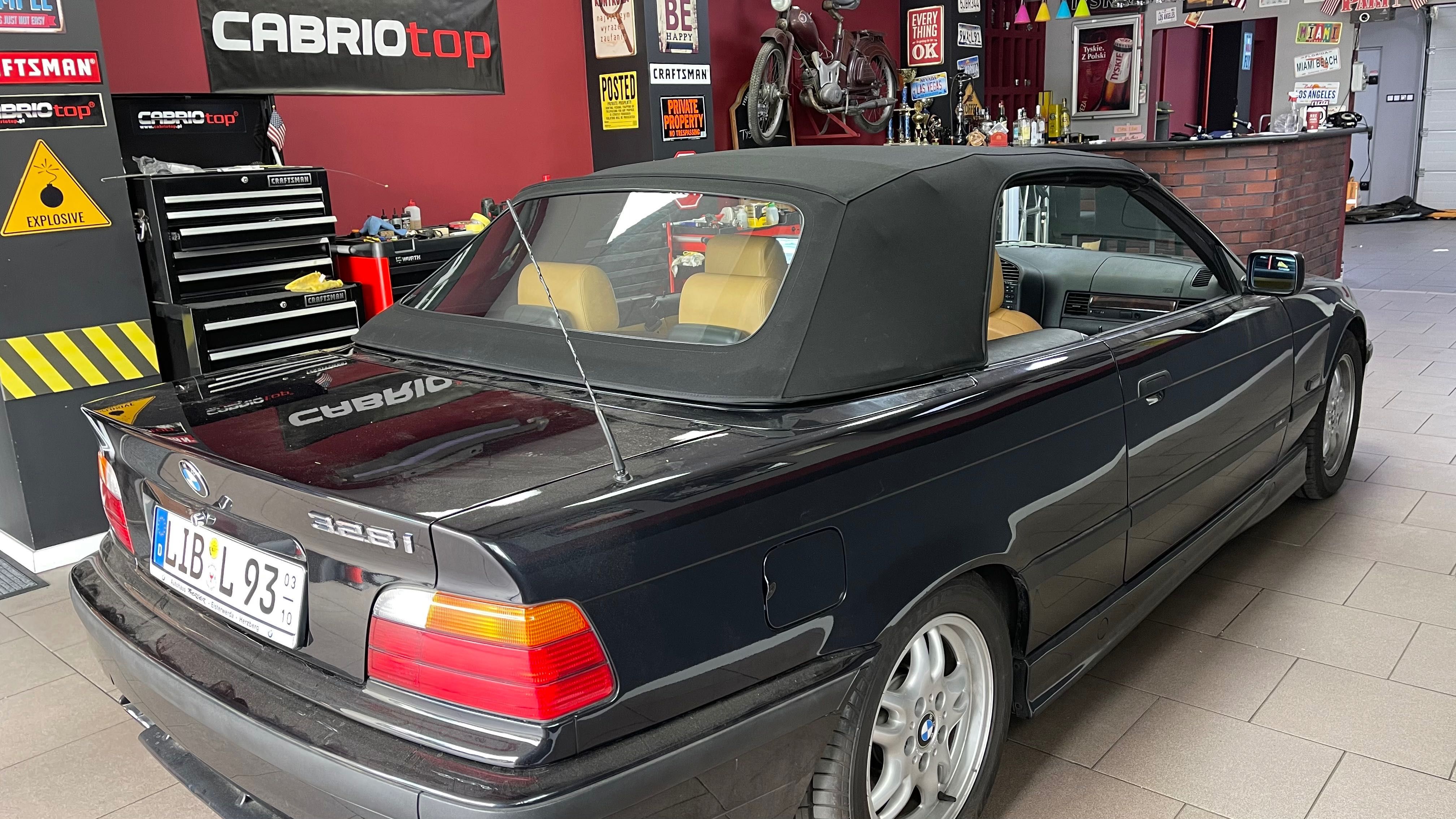 BMW Cabrio seria 1 2 3 6 F12 F23 E88 Z3 E36 dach szyba naprawa