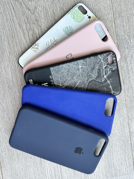 Чохоли на iPhone 7/8 plus 5шт