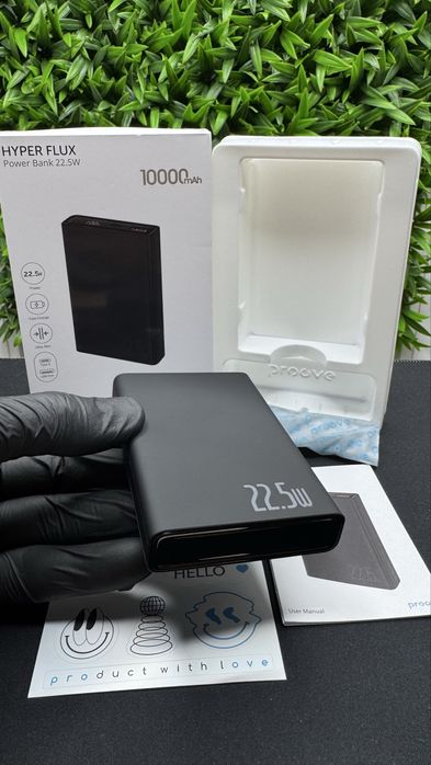 Портативна Батарея Proove Hyper Flux 22.5W 10000mAh, black