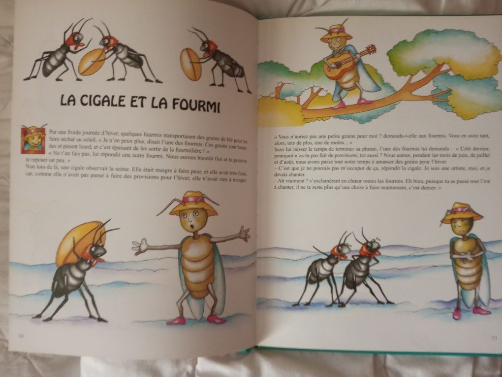 Басни и сказки на французском языке