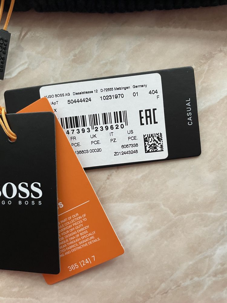 Шапка Hugo boss унісекс темно синя