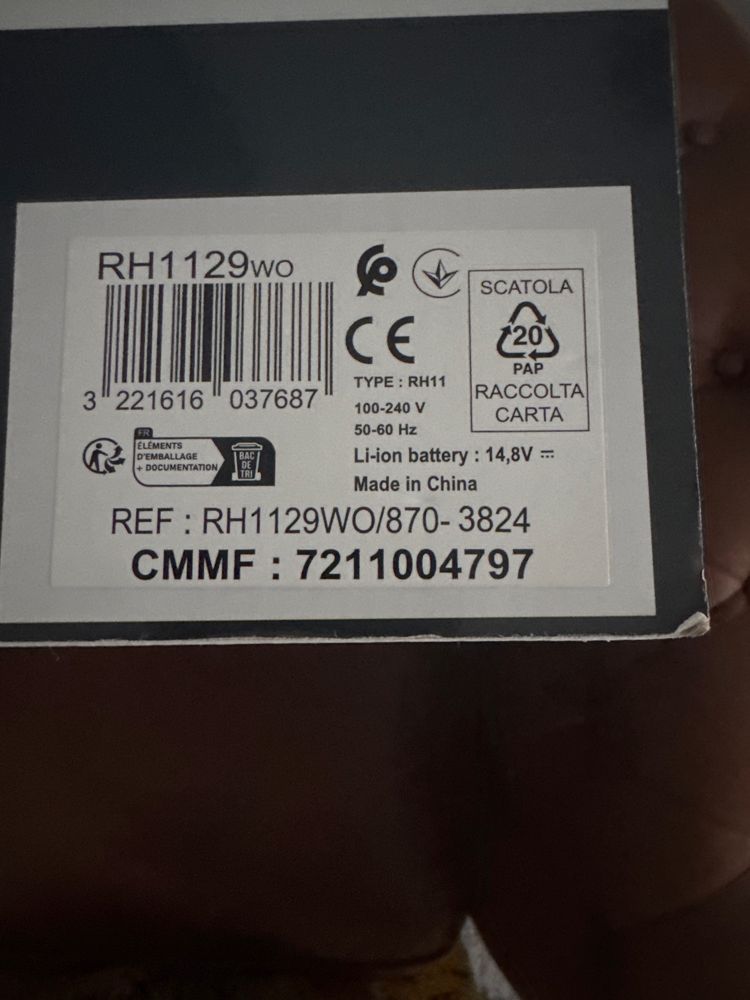 Aspirador Nano Rowenta selado