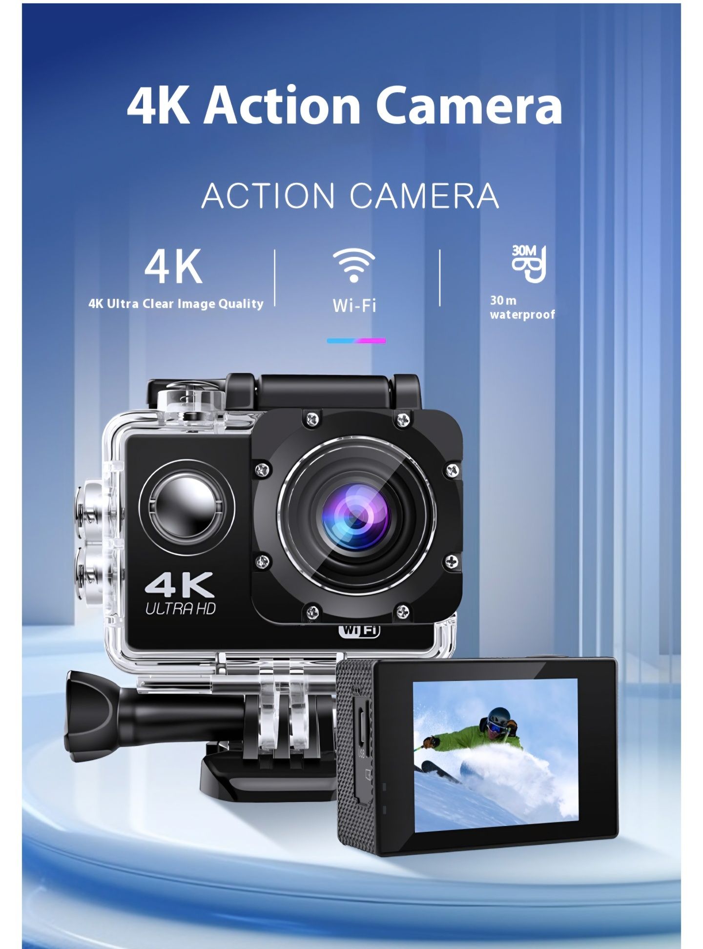 Action Cam 4K 30fps