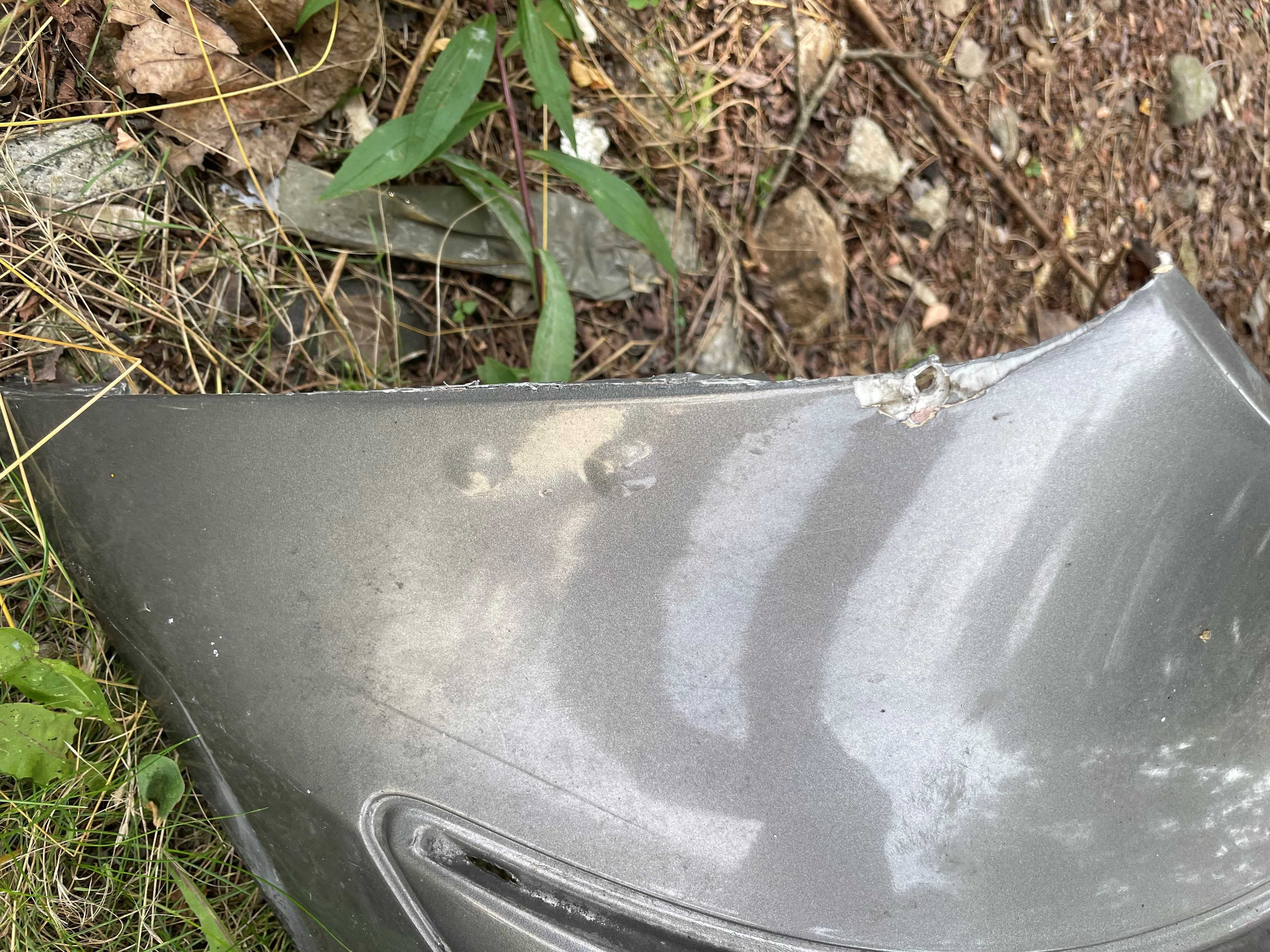 Mercedes A klasa W169 Zderzak tył tylny chrom szary lakier 748