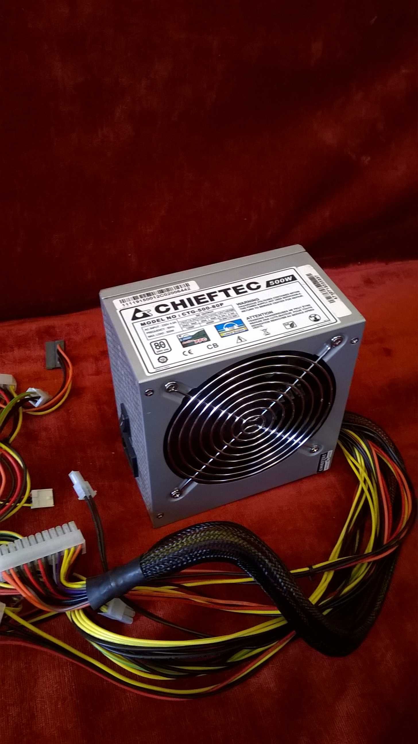 Блок живлення CHIEFTEC model CTG-500-80P 500W.